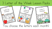 letter-of-the-week Letter of the Week Packs