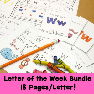 Letter of the week bundle
