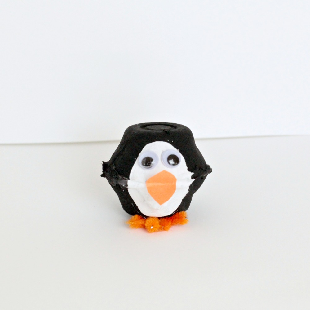 This Letter P craft: Penguin Craft is easy enough for kindergarten children, and it just takes a few recycled materials to put together.