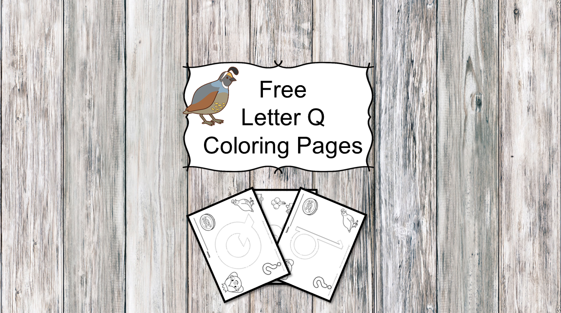 Letter Q Coloring Pages -Free letter Coloring Pages for Preschool or Kindergarten