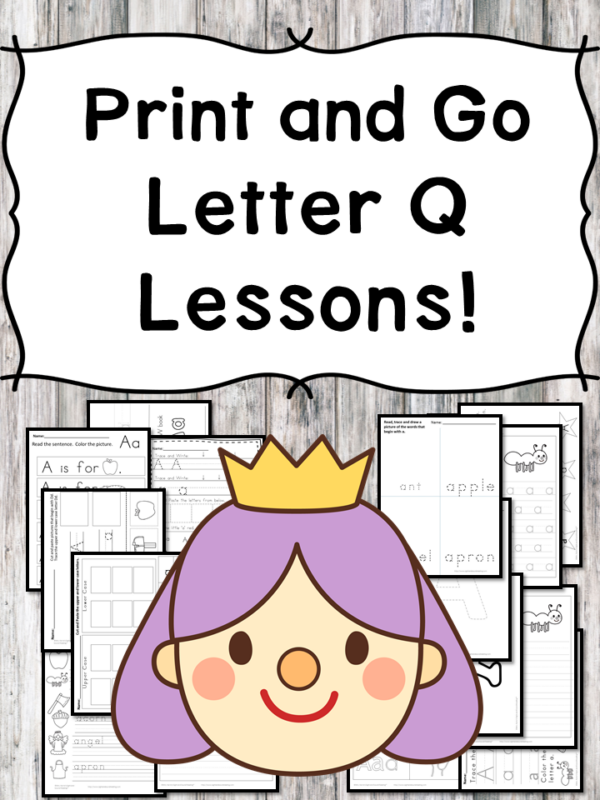 Letter Q Lessons Everything you need to teach the letter Q