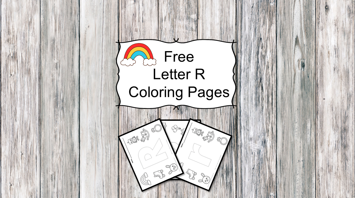 Letter R Coloring Pages -Free letter Coloring Pages for Preschool or Kindergarten