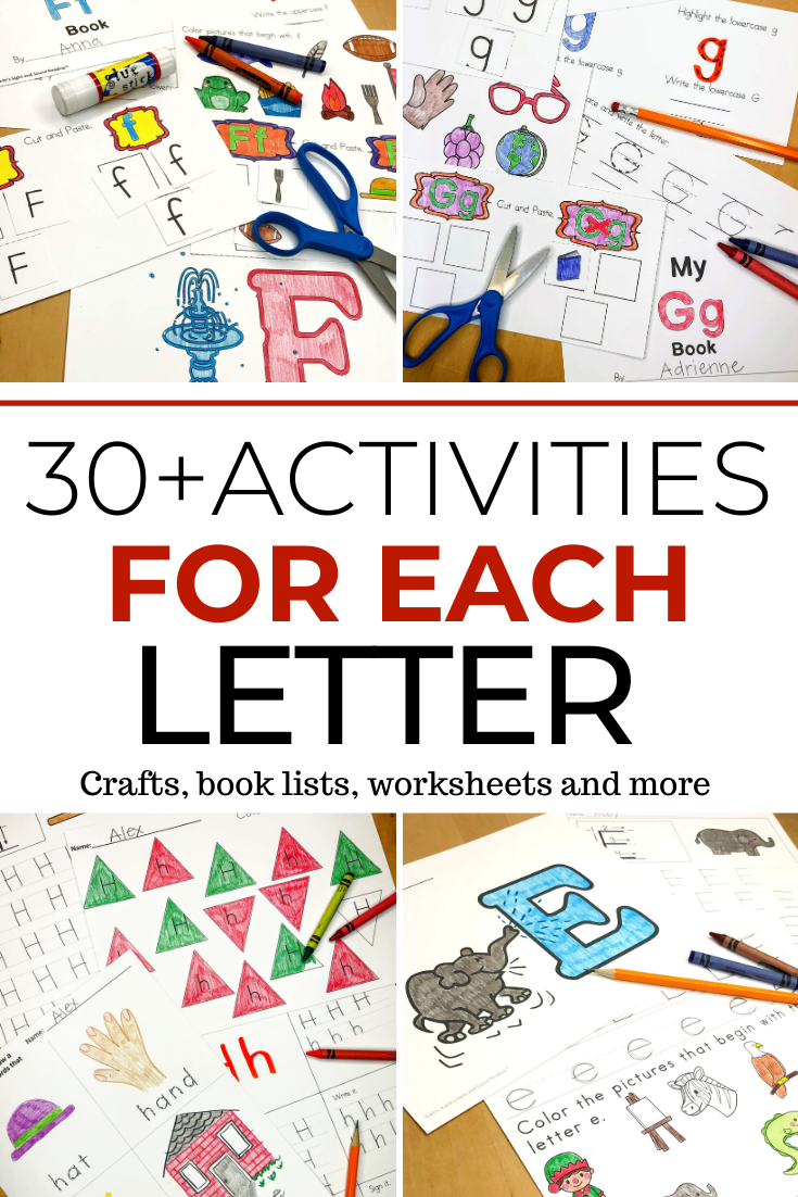 Letter Recognition worksheets and activities