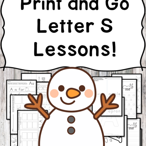 Letter S Lessons: Print and Go Letter of the Week fun!