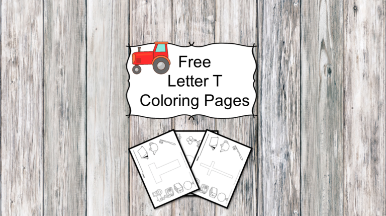 3 Letter T Coloring Pages – Easy Download!