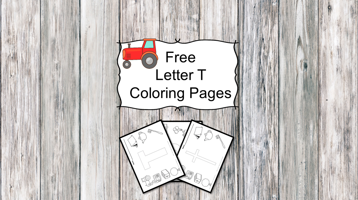Letter T Coloring Pages -Free letter Coloring Pages for Preschool or Kindergarten
