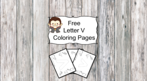 Letter V Coloring Pages -Free letter Coloring Pages for Preschool or Kindergarten