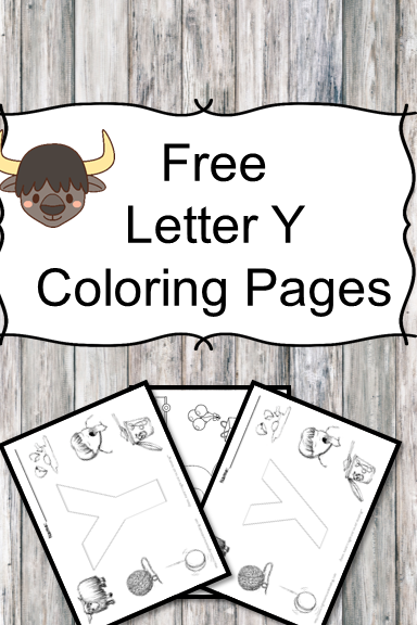 Letter Y Coloring Pages -Free letter Coloring Pages for Preschool or Kindergarten