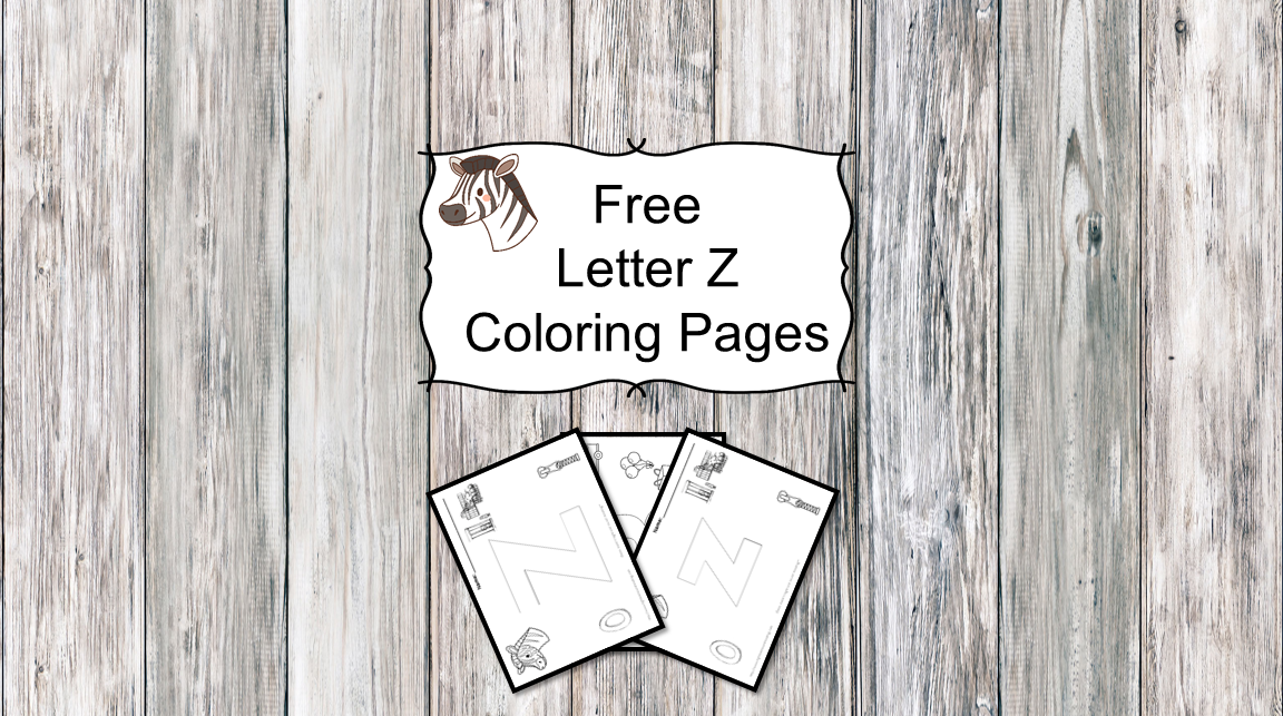 Letter Z Coloring Pages -Free letter Coloring Pages for Preschool or Kindergarten