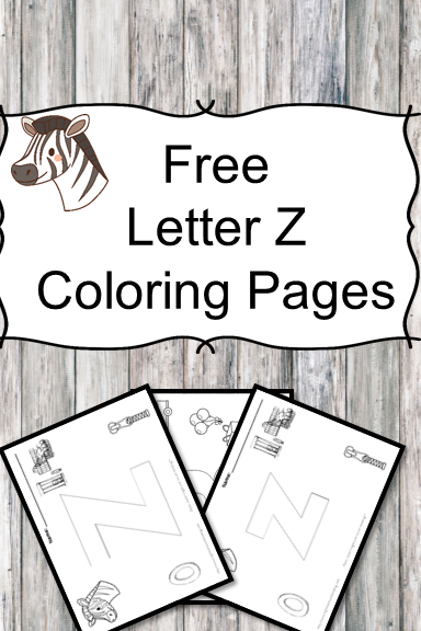 Letter Z Coloring Pages -Free letter Coloring Pages for Preschool or Kindergarten