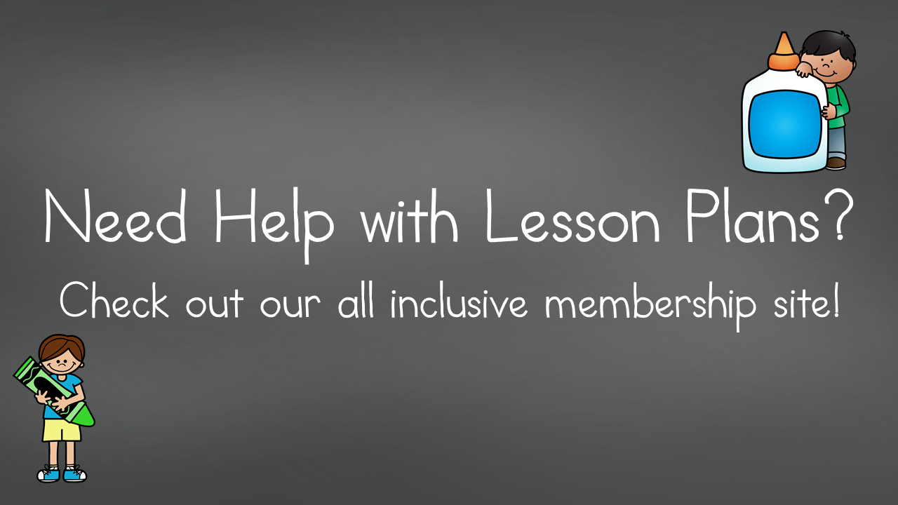 Need help with Kindergarten lesson plans? Check out our all inclusive membership site!