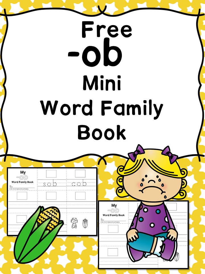 family y worksheets word family Worksheets Word a OB word CVC book! Make Family