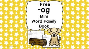 Teach the og word family using these og cvc word family worksheets. Students make a mini-book with different words that end in 'og'. Cut/Paste/Tracing Fun