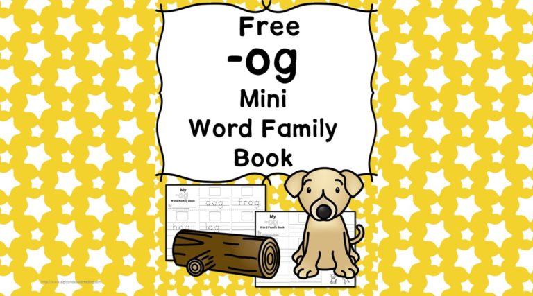 OG CVC Word Family Worksheets