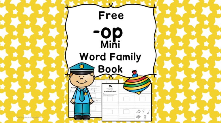 OP CVC Word Family Worksheets