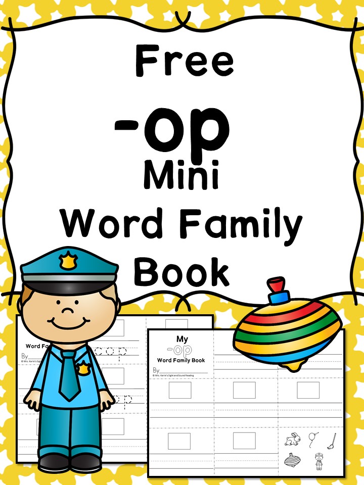OP CVC Word Family Worksheets