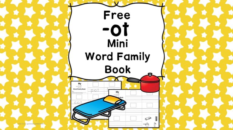 OT CVC Word Family Worksheets