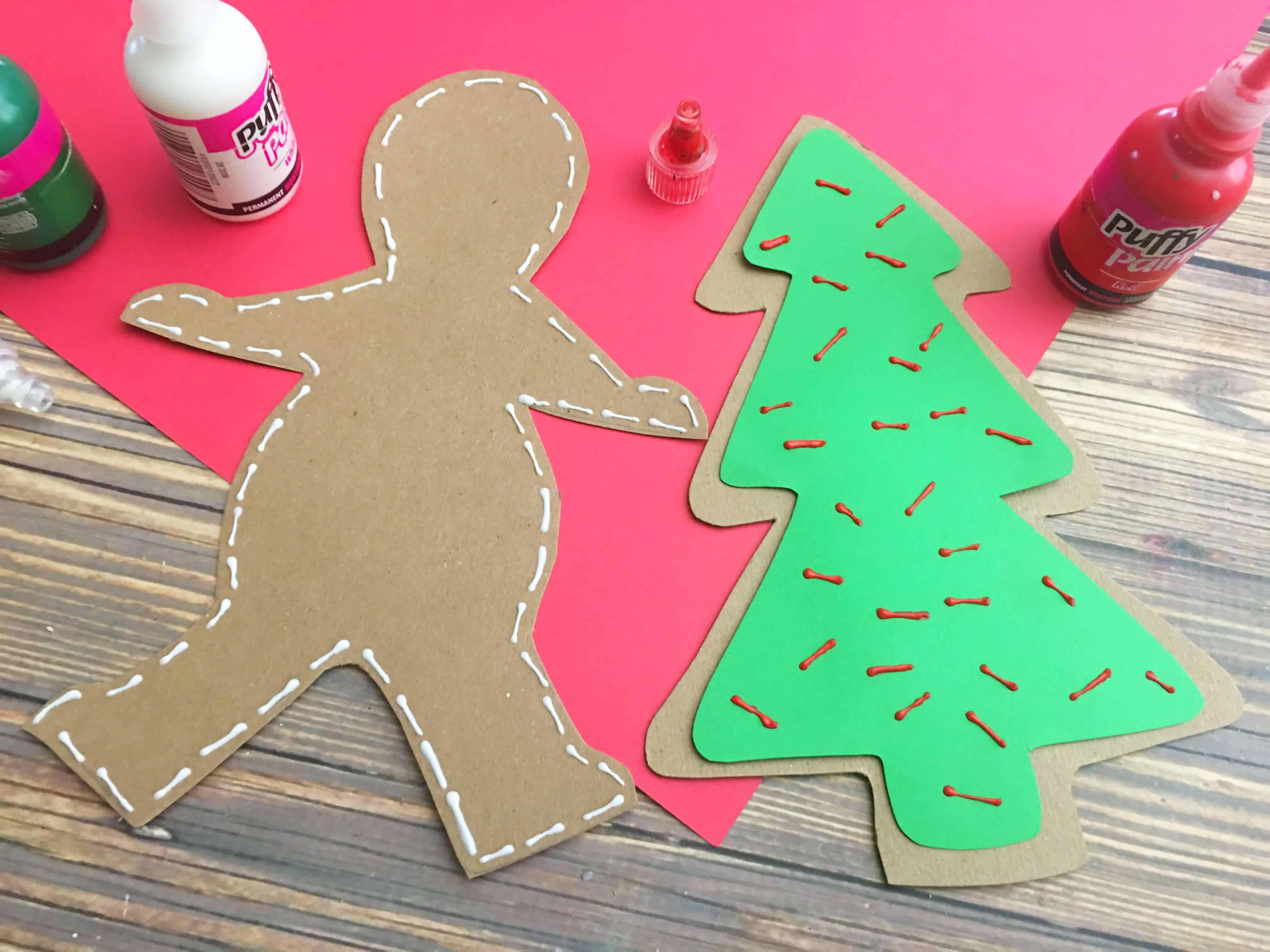 Cute, easy and fun paper gingerbread craft that you can make after reading a Gingerbread man book. Great craft for preschool or kindergarten.