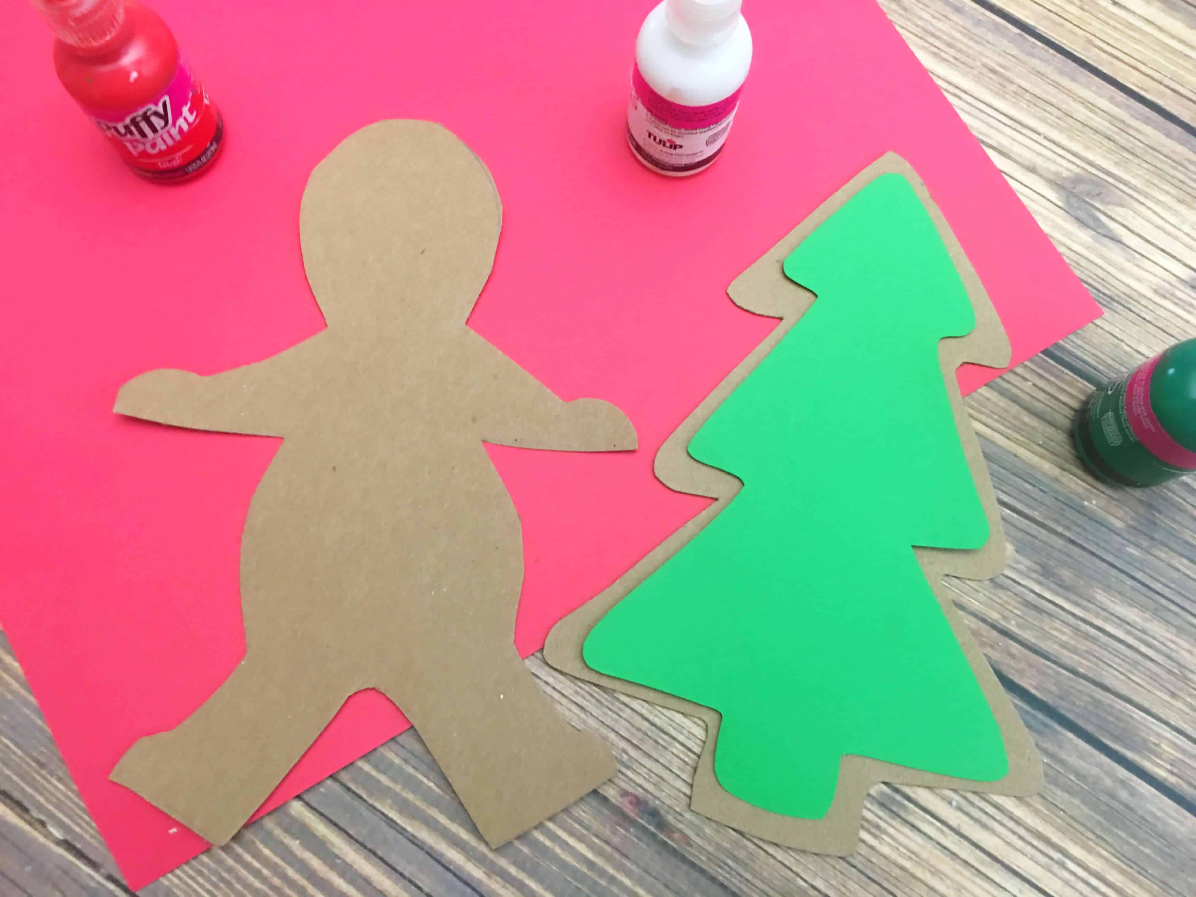 Cute, easy and fun paper gingerbread craft that you can make after reading a Gingerbread man book. Great craft for preschool or kindergarten.