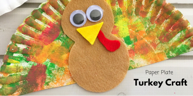 Paper Plate Turkey Craft for Preschoolers