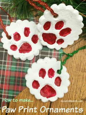 Paw Print Ornament