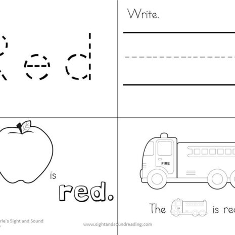 Preschool Color Book -Help your students learn colors with this fun color book.