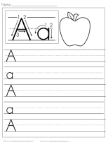 Preschool Handwriting Worksheets