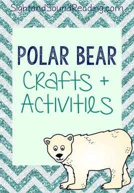 Preschool Polar bear Activities - Fun crafts and activities to do with your preschool student. 