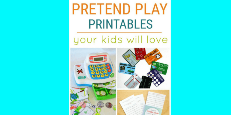 20 Pretend Play Printables your children will love!