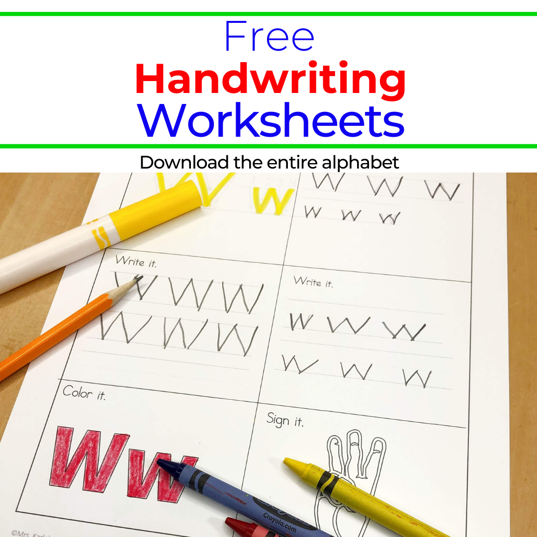 26 free printable handwriting worksheets for kids easy download