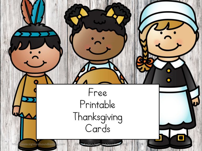 Printable Thanksgiving Cards