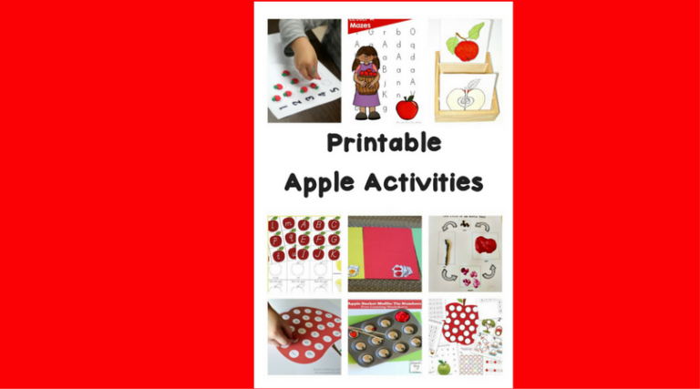 Printable Apple Worksheets and Activities