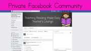 Private Facebook community