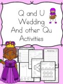 Q and U Wedding Literacy Plans