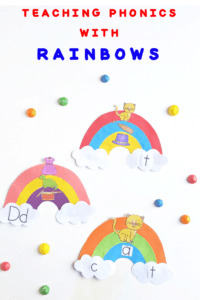 Have fun and teach phonics with cute and easy rainbow word families. You will receive a free and easy download template for your rainbow to make this craft an easy success.