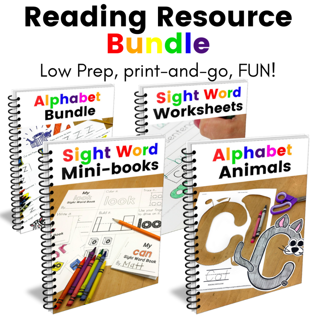 handwriting practice book free download Reading Resources Bundle