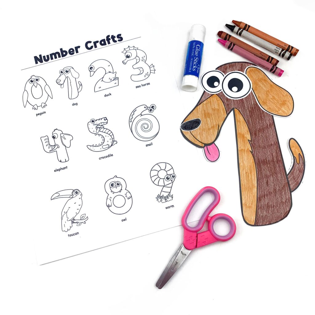 Number Animal crafts