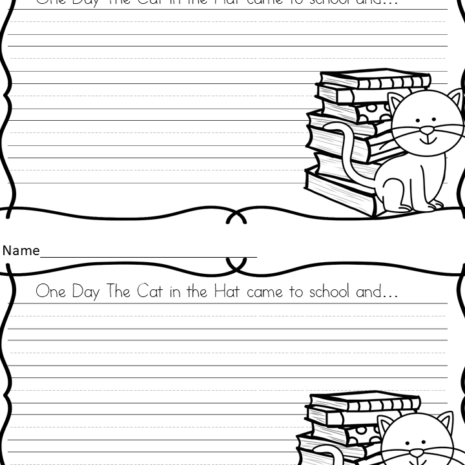 America Reads and Writes writing prompt pack to celebrate Dr. Seuss