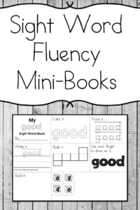 Sight Word Mini Fluency Book -Larch photo