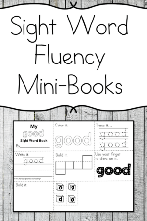 sight-word-fluency-book-large Sight Word Mini Fluency Book -Larch photo