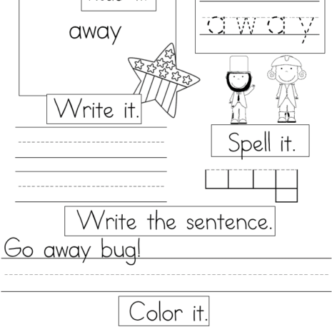 Sample Sight Word Worksheets