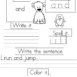 Sample Sight Word Worksheets