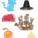 Thanksgiving Cat Printable Worksheets - Great to go along with Petet the Cat