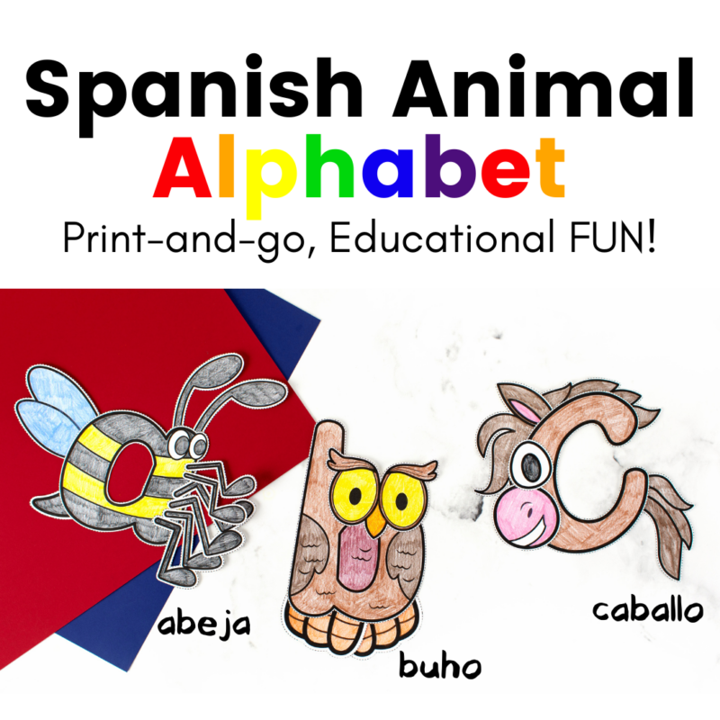 Spanish Animal Alphabet Crafts