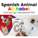 Spanish animal alphabet craft: c para caballo
