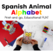 Spanish animal alphabet craft: b para buho