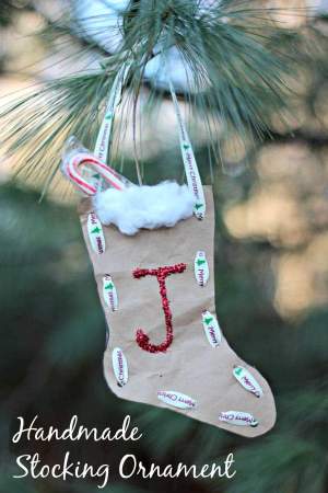 Handmade Stocking Christmas Ornament