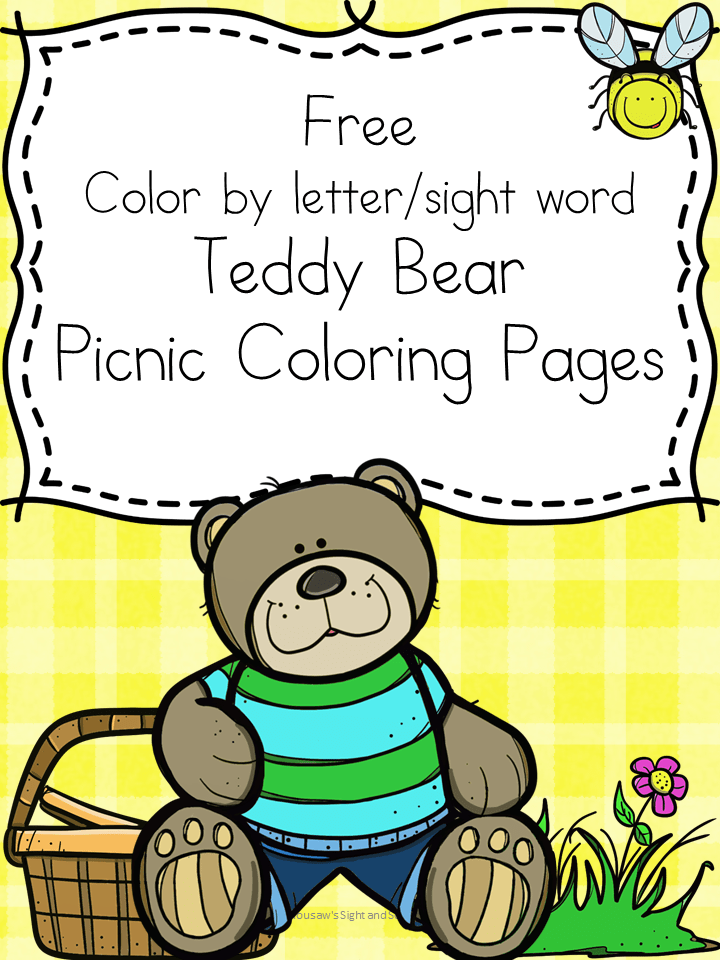 Free Teddy Bear Picnic Coloring Pages - Make learning fun!