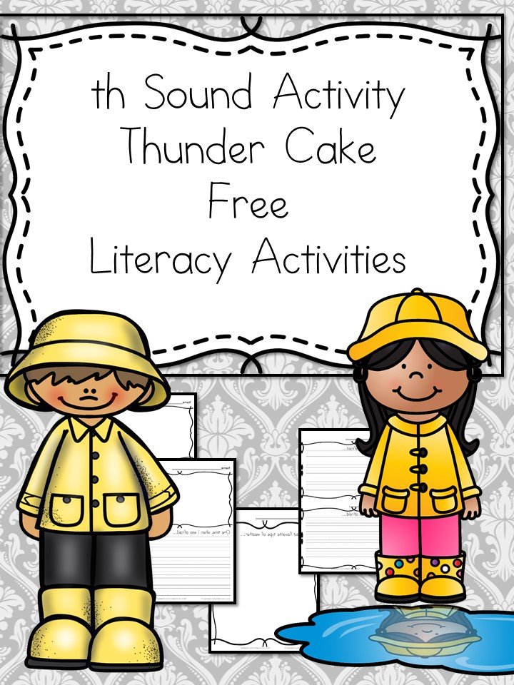 Thunder Cake Activities and Worksheets