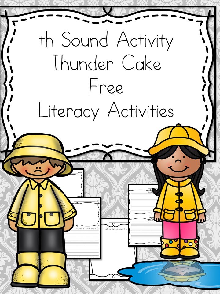 Thunder Cake Activities And Worksheets Mrs Karle s Sight And Sound 